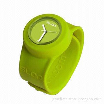 Silicone Slap Wristwatch, Various Designs Available, High-quality